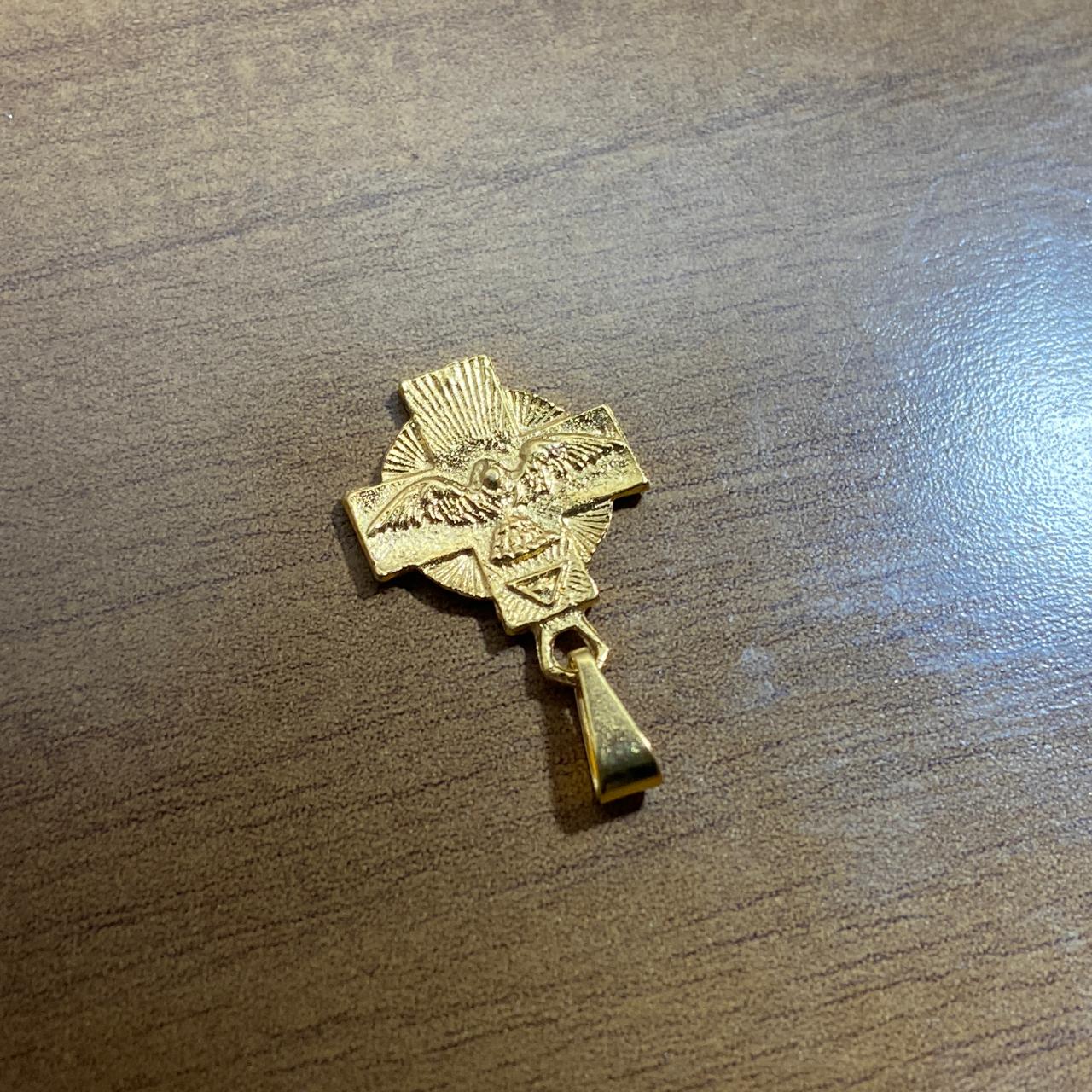 PINGENTE DOURADO DIVINO ESPÍRITO SANTO (6 UNIDADES)