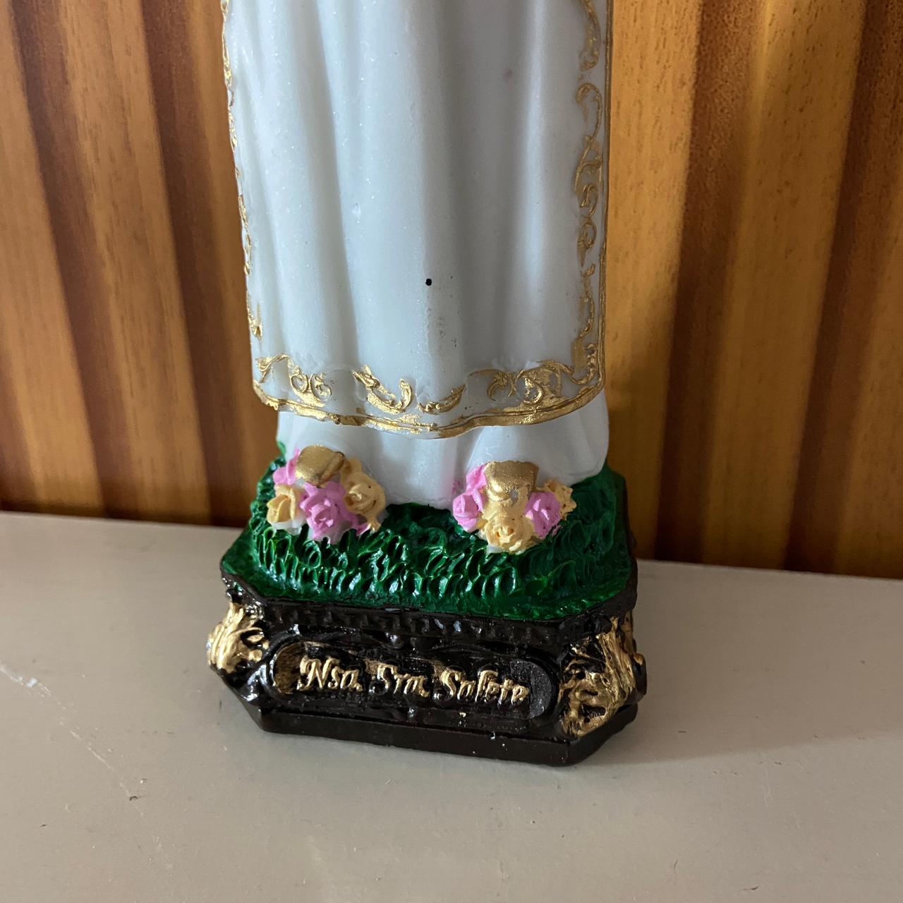 IMAGEM DE RESINA NACIONAL NOSSA SENHORA DE SALETTE 22CM (1 UNIDADE)