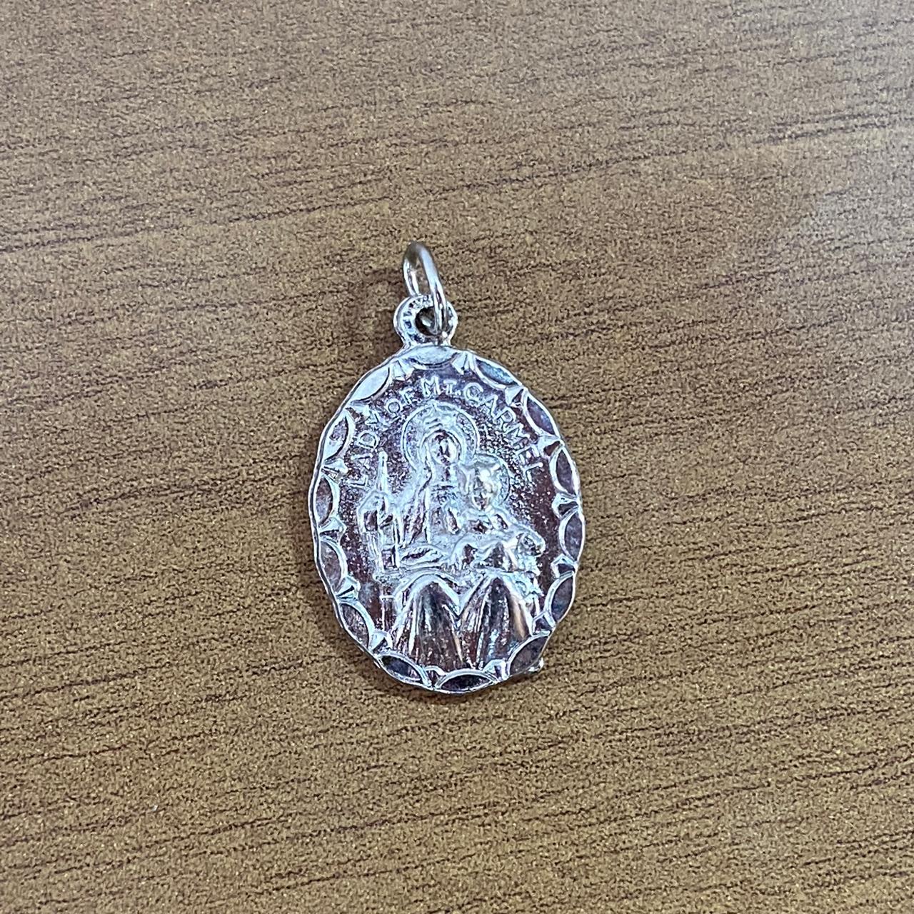 MEDALHA ITALIANA NOSSA SENHORA DO CARMO (6 UNIDADES)