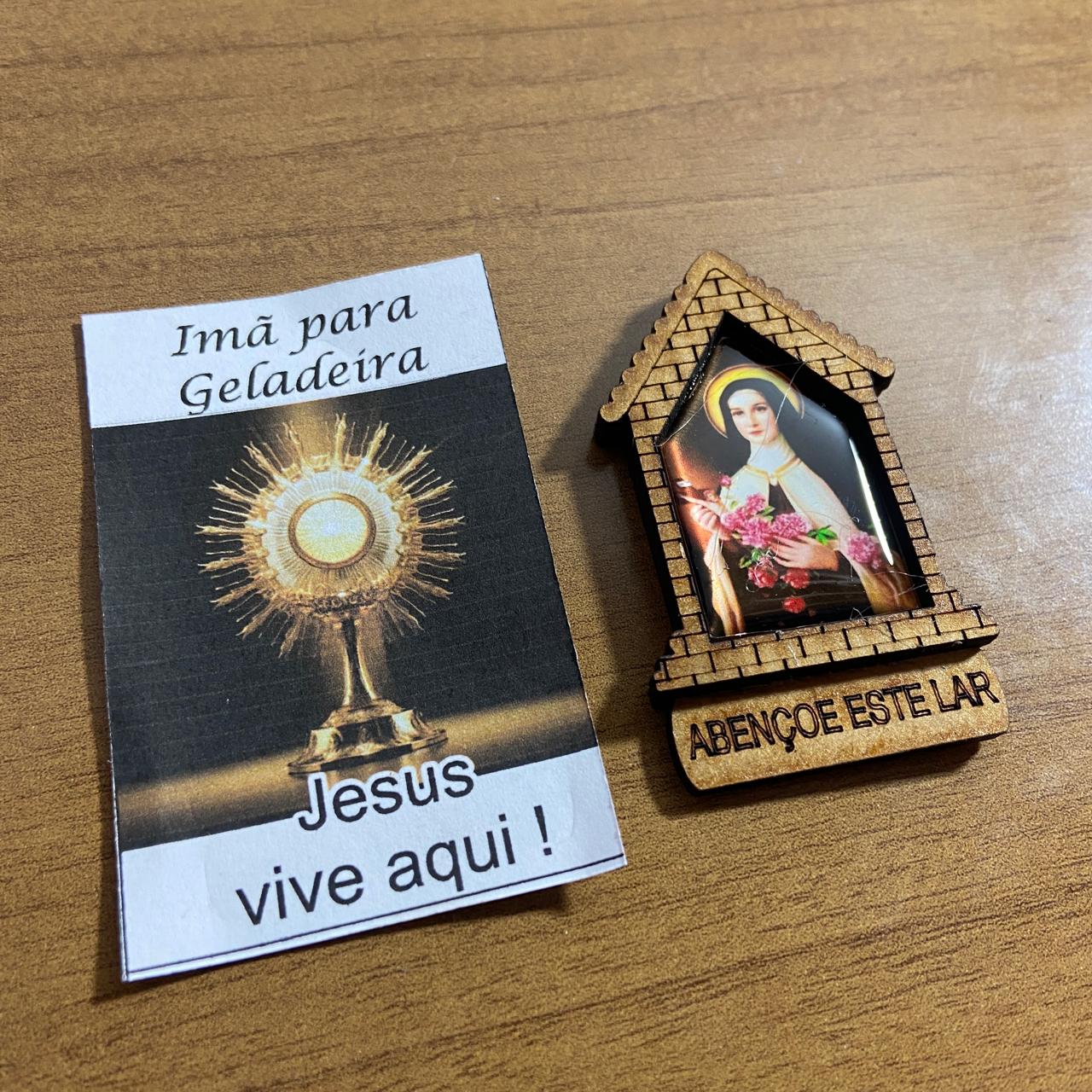 IMÃ MDF CASA NOSSA SANTA TERESINHA (3 UNIDADES)