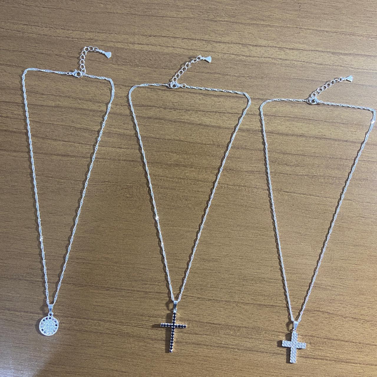 CORRENTE PRATEADA MODELOS SORTIDOS ( 3 UNIDADES)