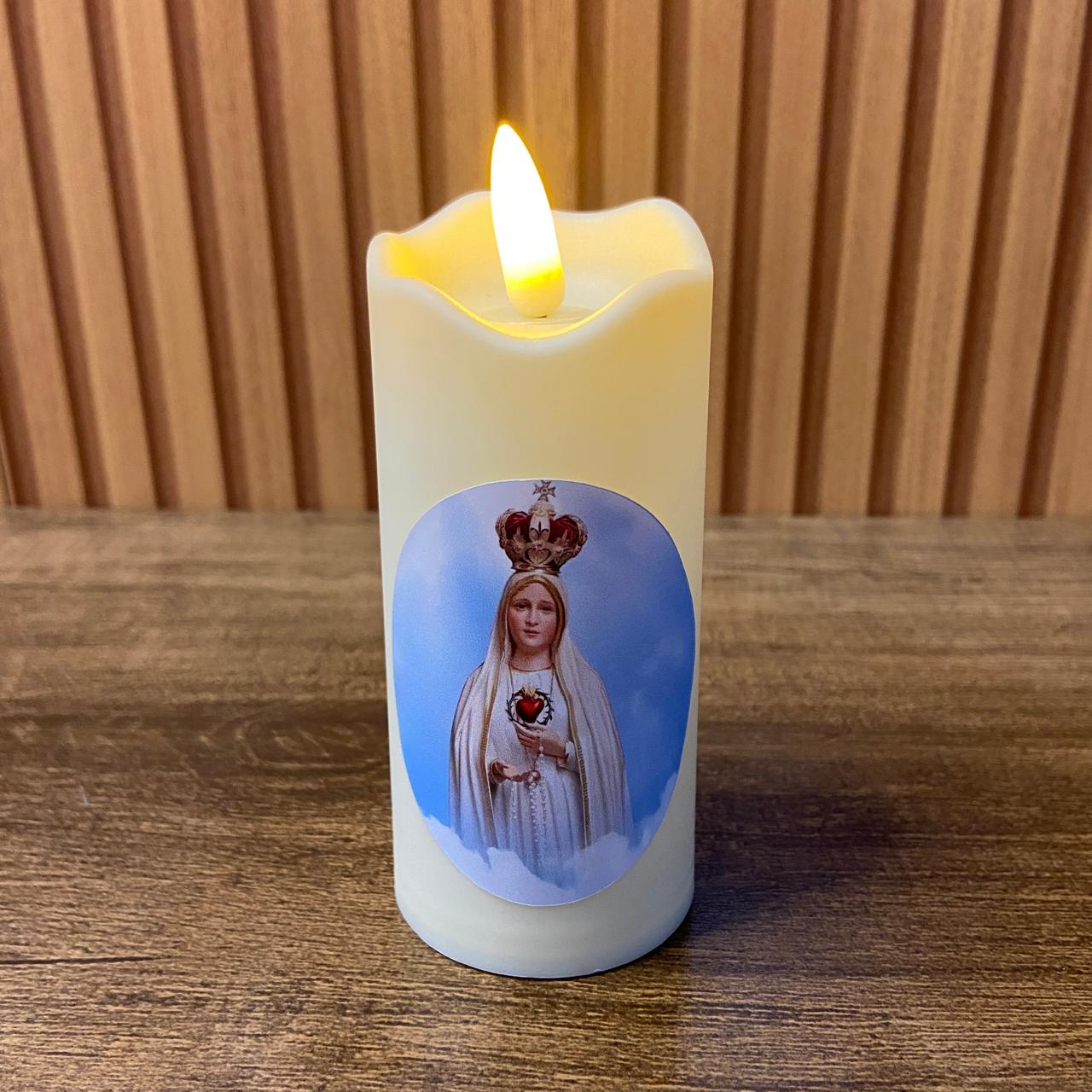 VELA ELETRÔNICA NOSSA SENHORA DE FÁTIMA (1 UNIDADE)