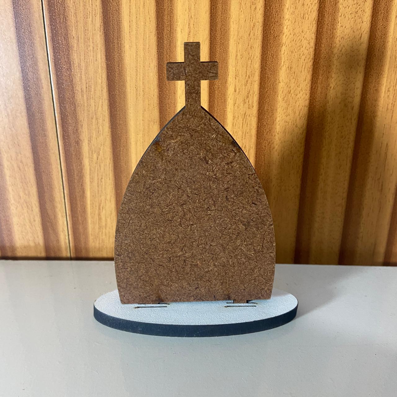 CAPELA MDF DESMONTÁVEL NOSSA SENHORA DE SALETTE 11CM (1 UNIDADE)