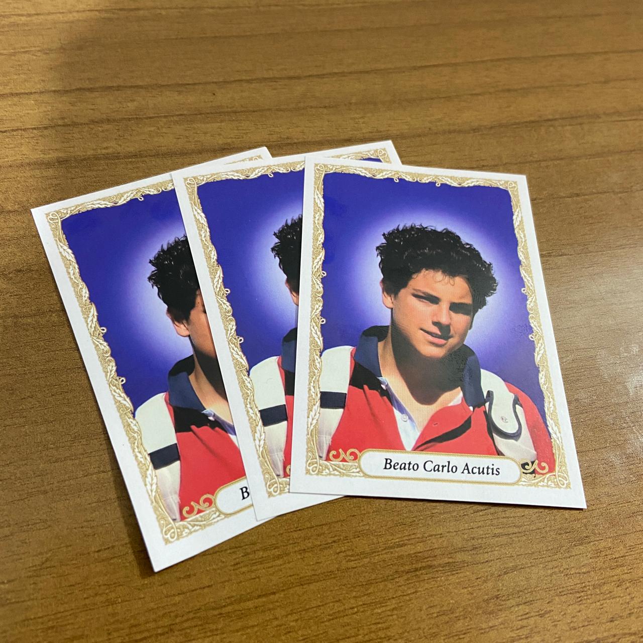 FOLHETO DE ORAÇÃO SÃO CARLO ACUTIS (300 UNIDADES)