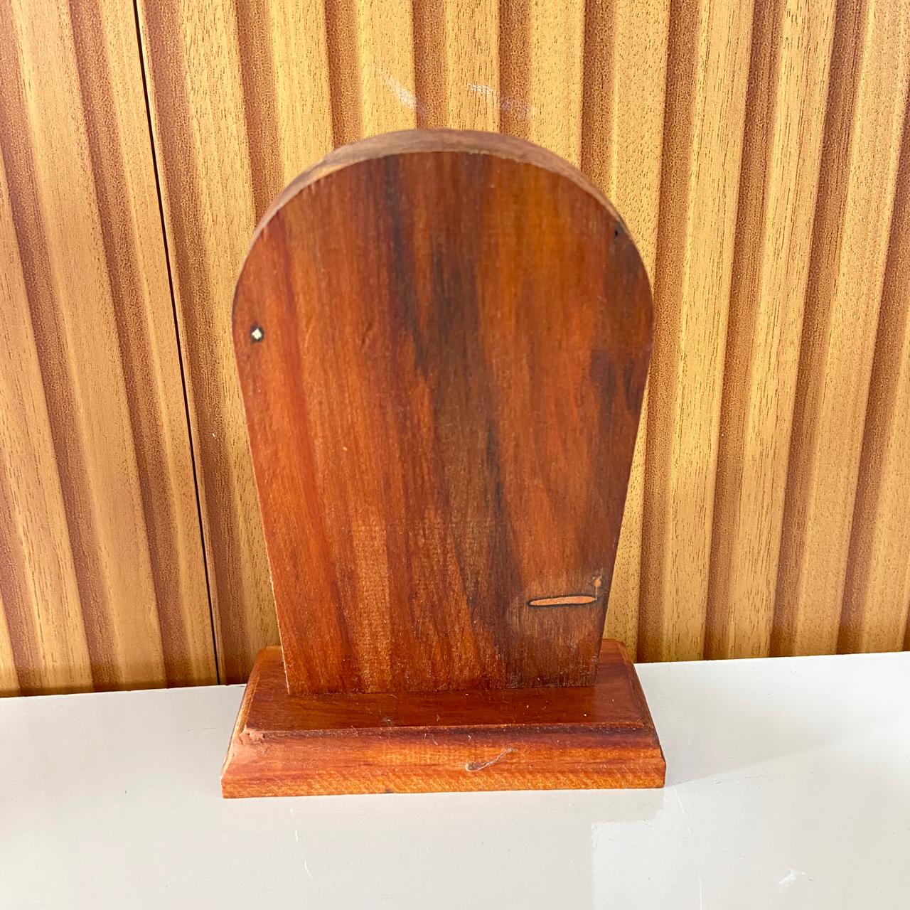 ADORNO DE MESA MADEIRA NOSSA SENHORA APARECIDA 19CM (1 UNIDADE)