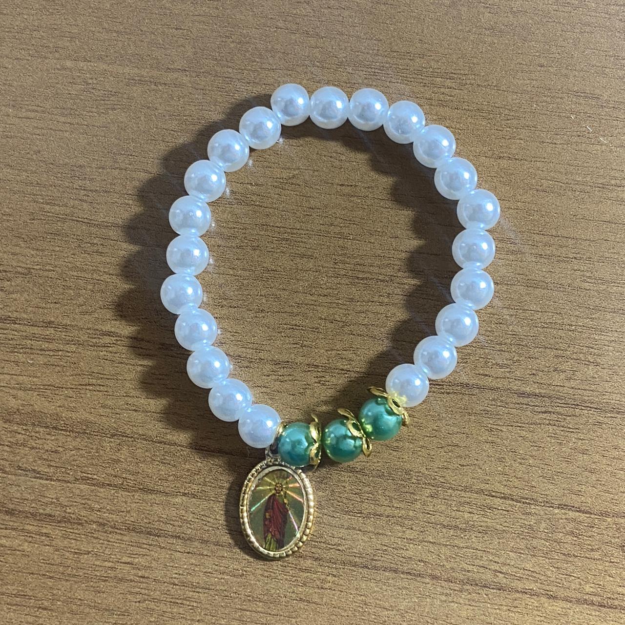 PULSEIRA PÉROLA SÃO JUDAS TADEU (01 UNIDADE)