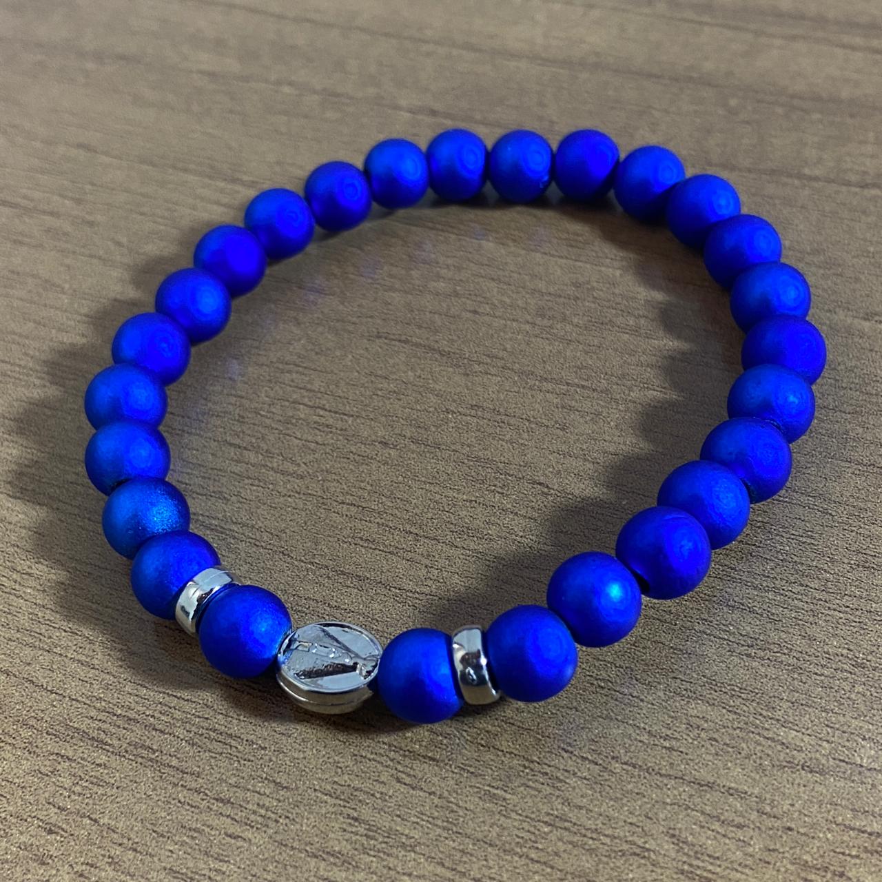 PULSEIRA AZUL NOSSA SENHORA APARECIDA (6 UNIDADES)
