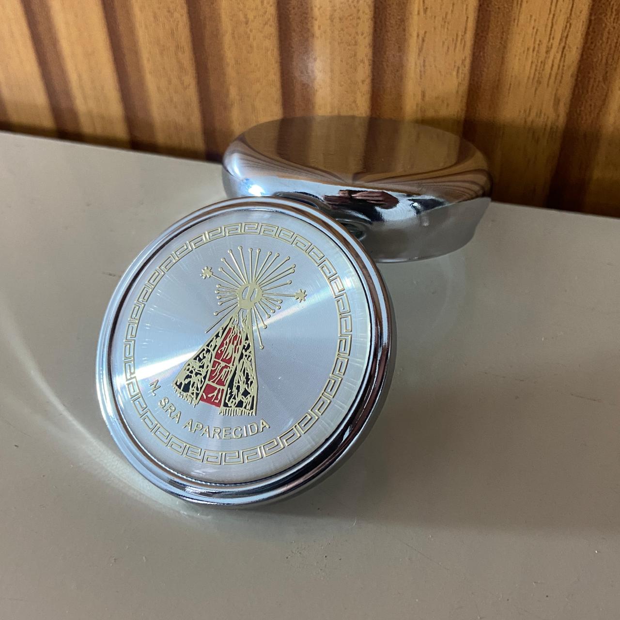 TECA PRATEADA NOSSA SENHORA APARECIDA (1 UNIDADE)