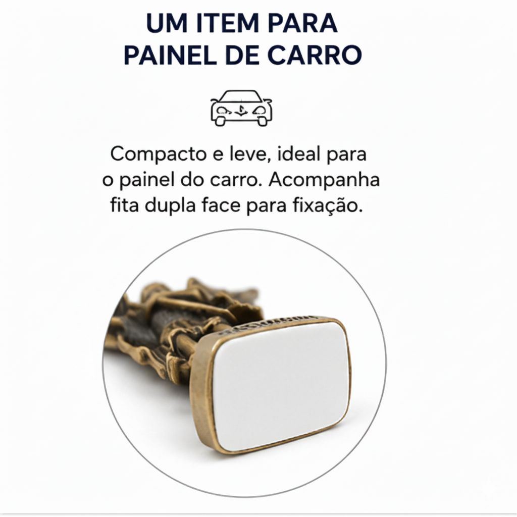IMAGEM PARA CARRO OURO VELHO SÃO MIGUEL ARCANJO 7,5CM (6 UNIDADES)
