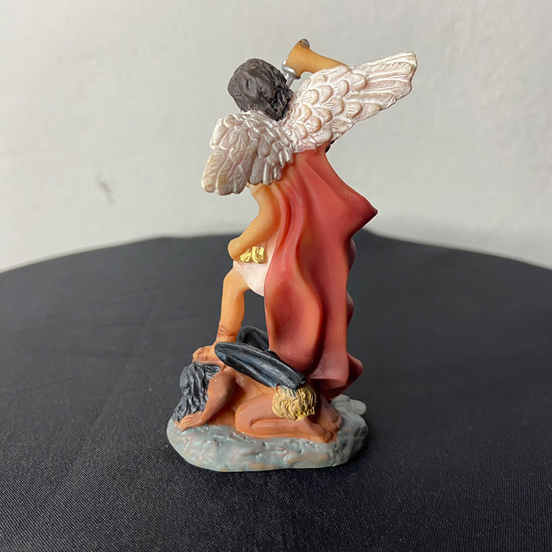 IMAGEM DE RESINA IMPORTADA SÃO MIGUEL 08CM (1 UNIDADE)