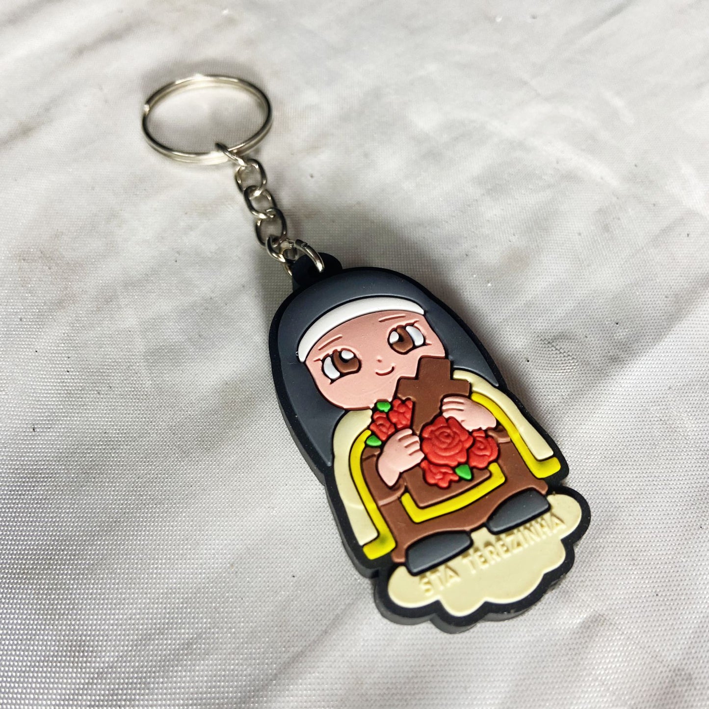 CHAVEIRO EMBORRACHADO SANTA TERESINHA MOD2 (12 UNIDADES)