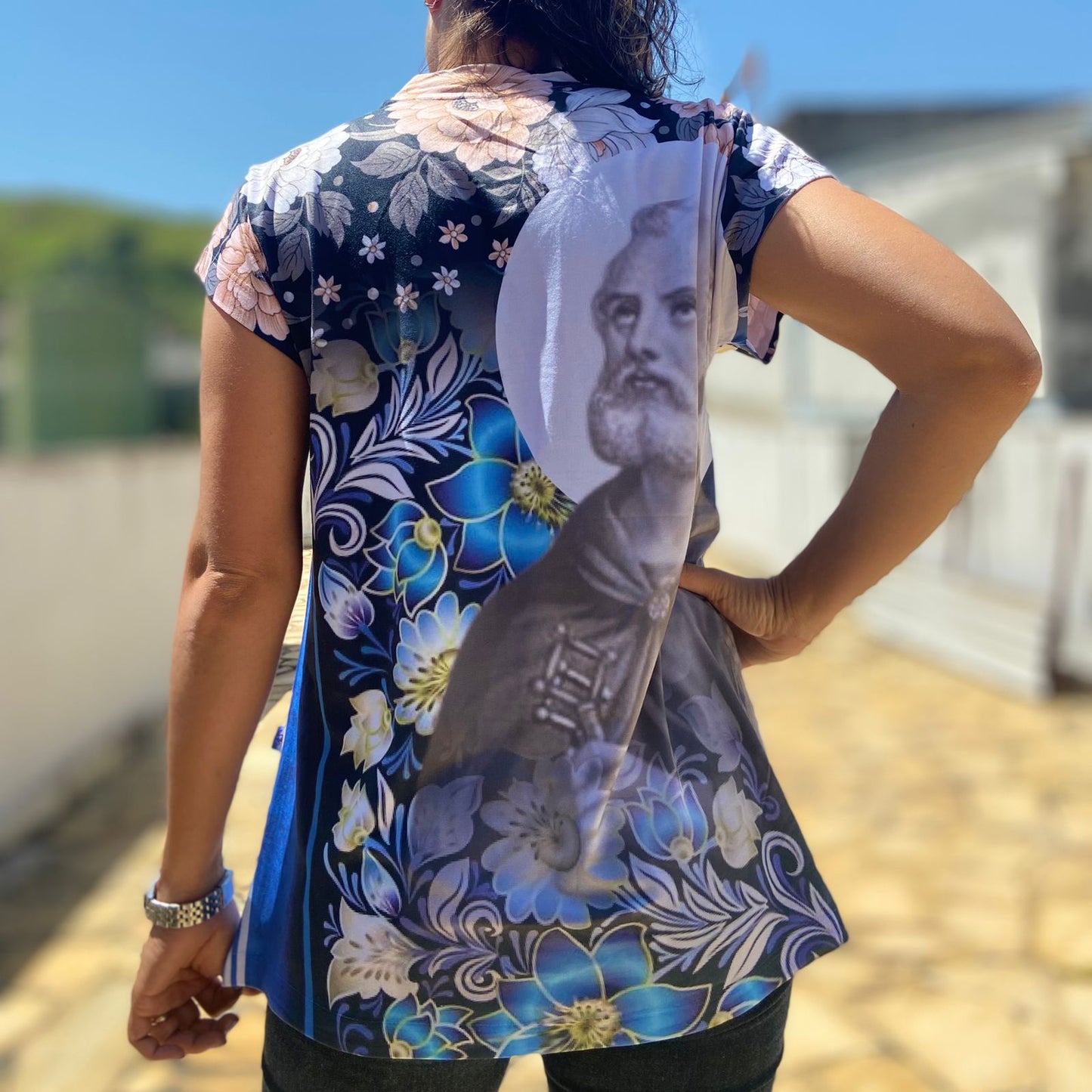 CAMISETA RELIGIOSA SÃO PEDRO TAMANHO:G (1 UNIDADE)