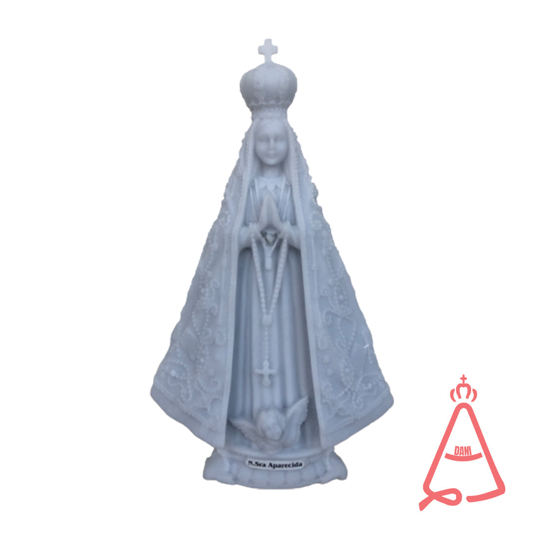 IMAGEM DE MÁRMORE NOSSA SENHORA APARECIDA 23CM (1 UNIDADE)