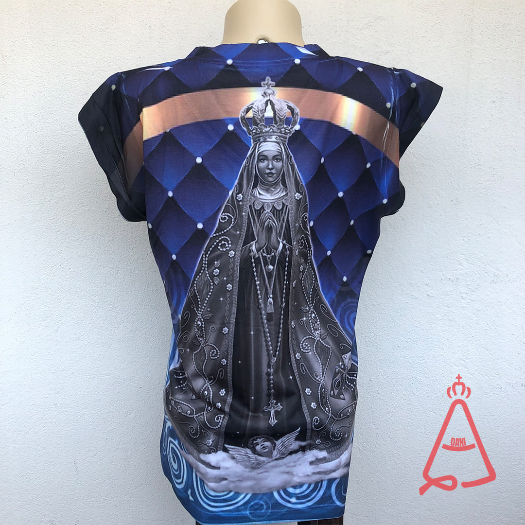 CAMISETA RELIGIOSA NOSSA SENHORA APARECIDA TAMANHO:GG (1 UNIDADE)