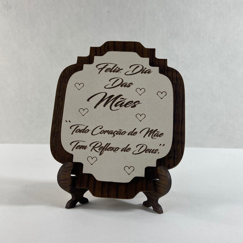ENFEITE DE MESA MDF DIA DAS MÃES (1 UNIDADE)