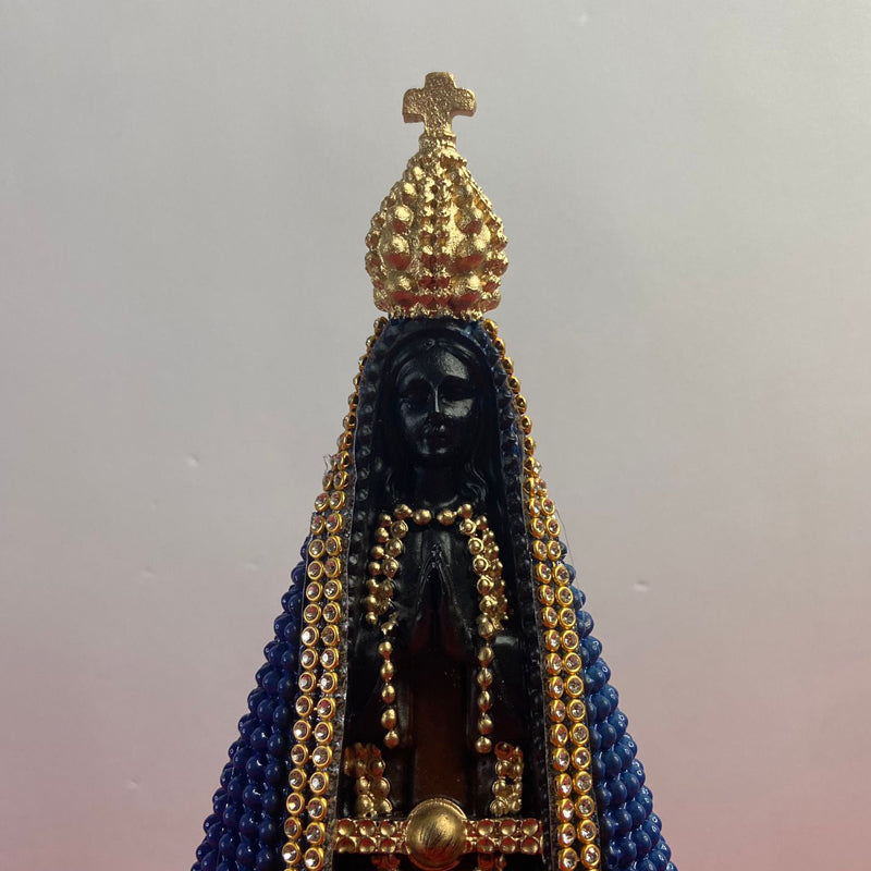 IMAGEM DE RESINA NACIONAL NOSSA SENHORA APARECIDA 21CM (1 UNIDADE)