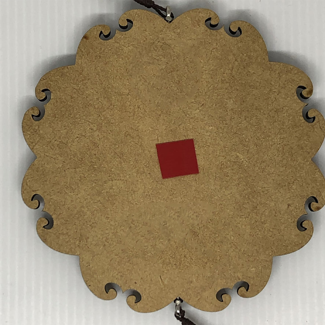 MANDALA MDF RESINADA IMACULADA CONCEIÇÃO 13CM (1 UNIDADE)