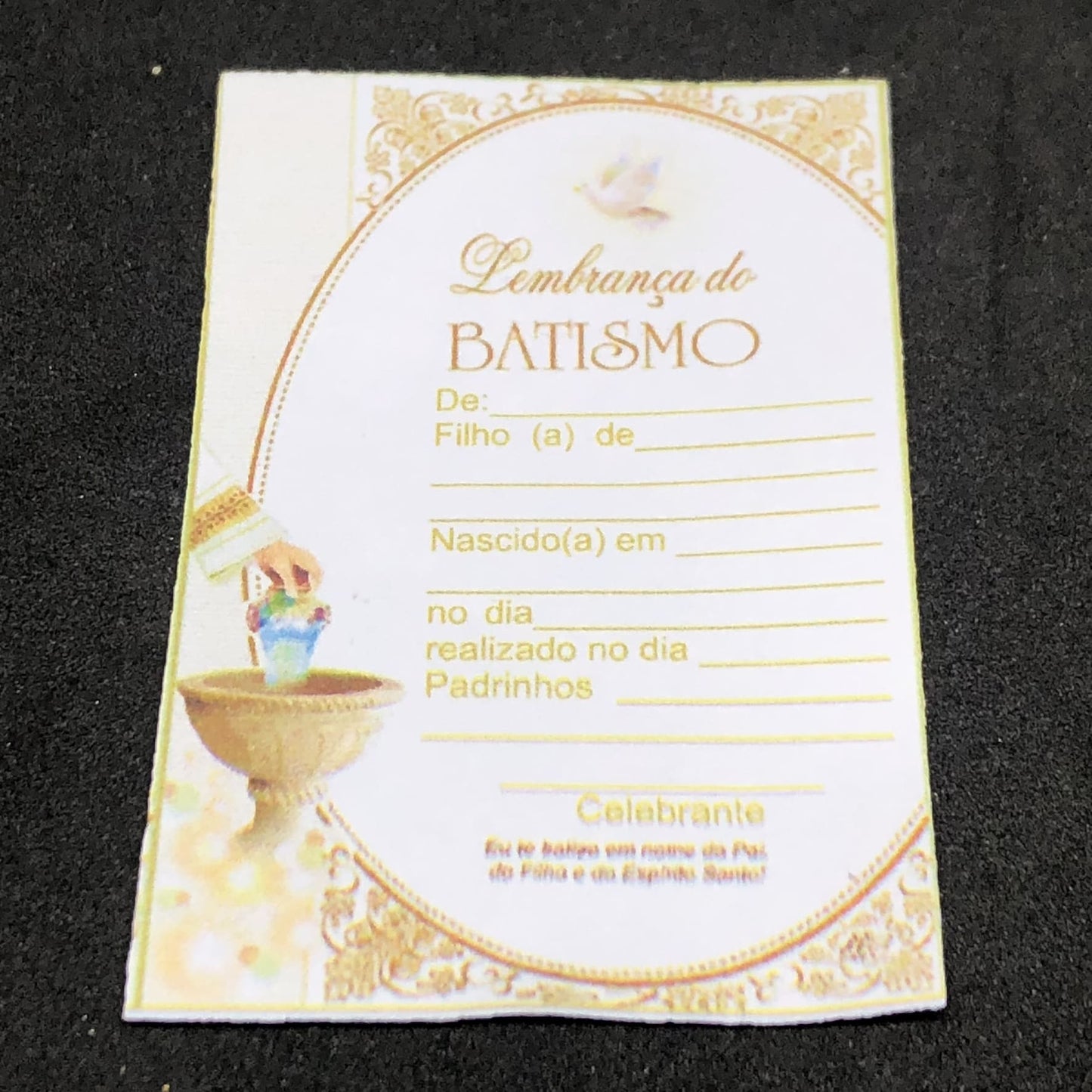 DEZENA DE DEDO PEROLA GOTA LEMBRANÇA BATISMO AZUL 6MM (6 UNIDADES)