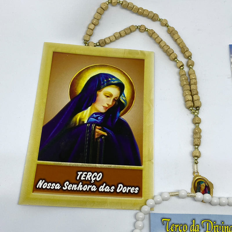 TERÇO SANTOS SORTIDOS (9 UNIDADES)