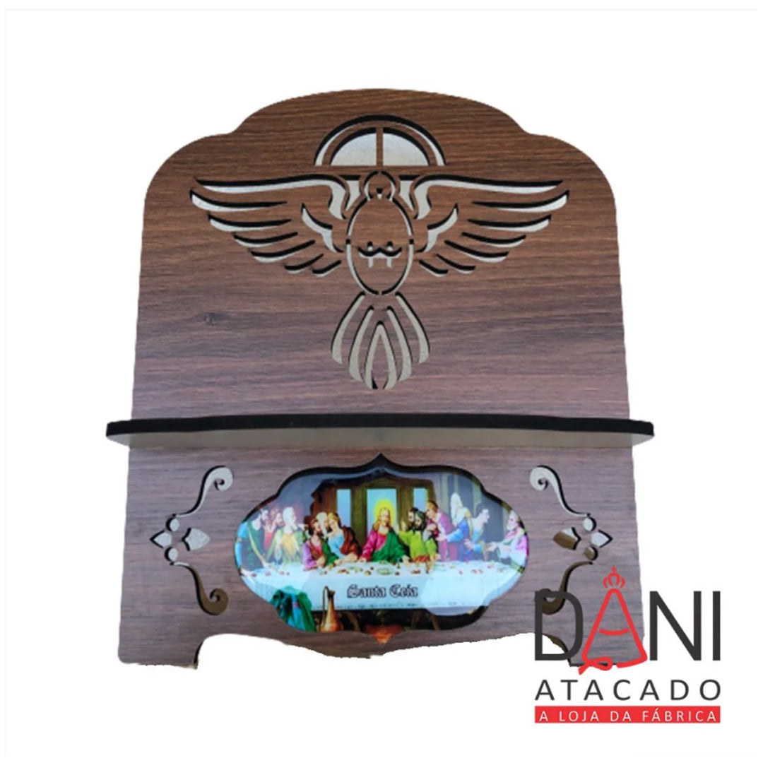 PORTA BIBLIA G SANTA CEIA 30X25 (1 UNIDADE)