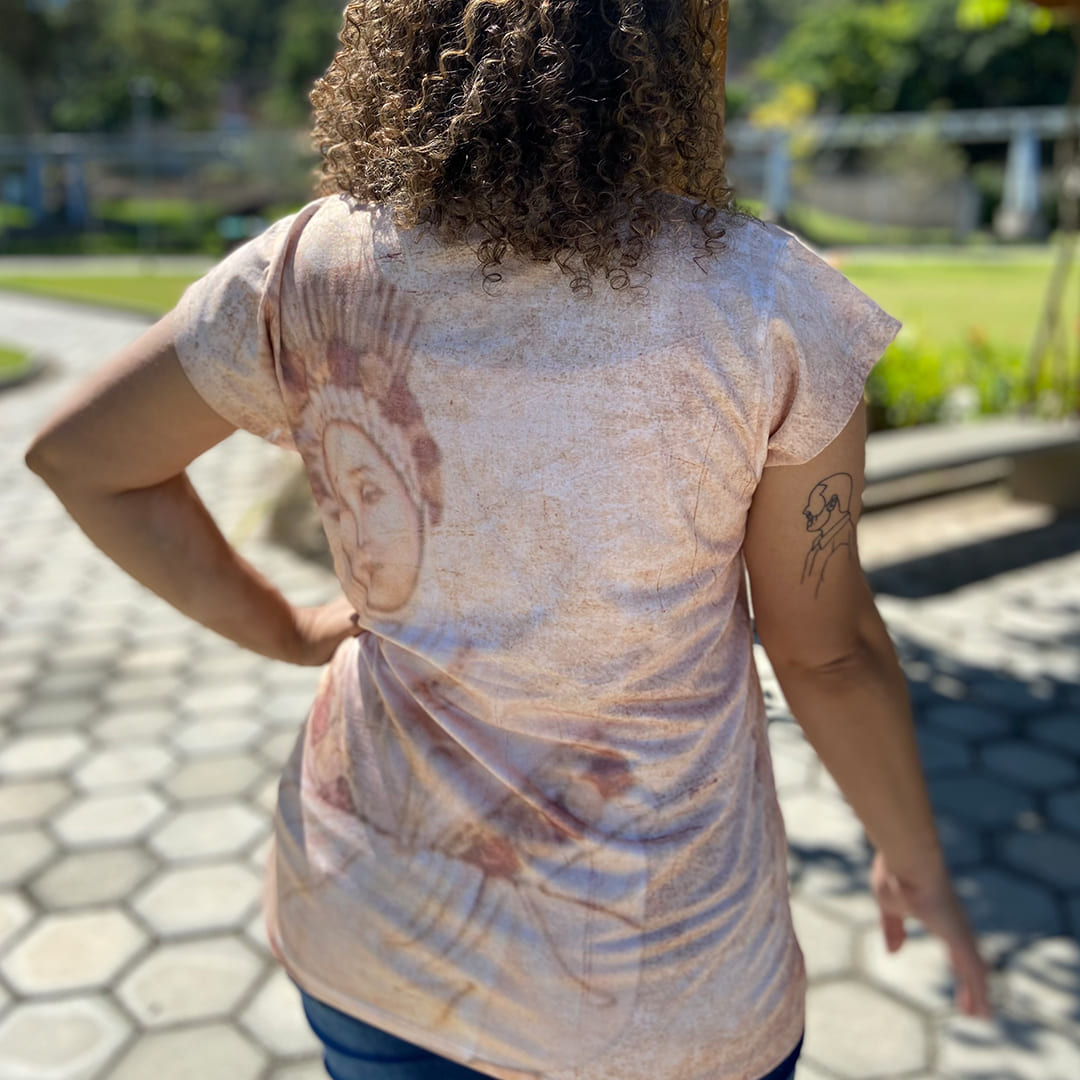 CAMISETA RELIGIOSA NOSSA SENHORA DE SALETTE TAMANHO:G (1 UNIDADE)