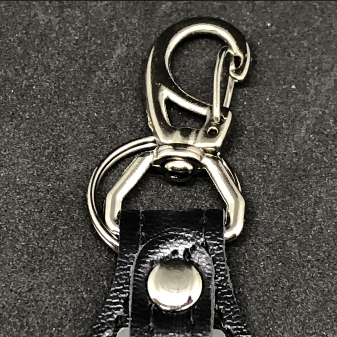 CHAVEIRO COURO MOSQUETE MEDALHA SÃO BENTO COLORIDO (12 UNIDADES)