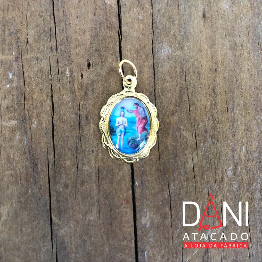 MEDALHA ALUMINIO SÃO JOÃO BATISTA (36 UNIDADES)