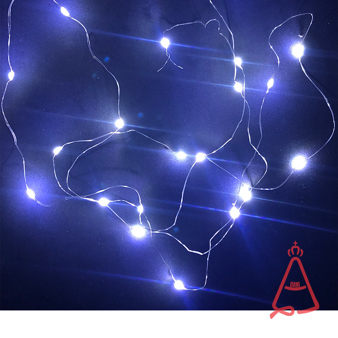 ENFEITE FITA LED BRANCO (3 UNIDADES)