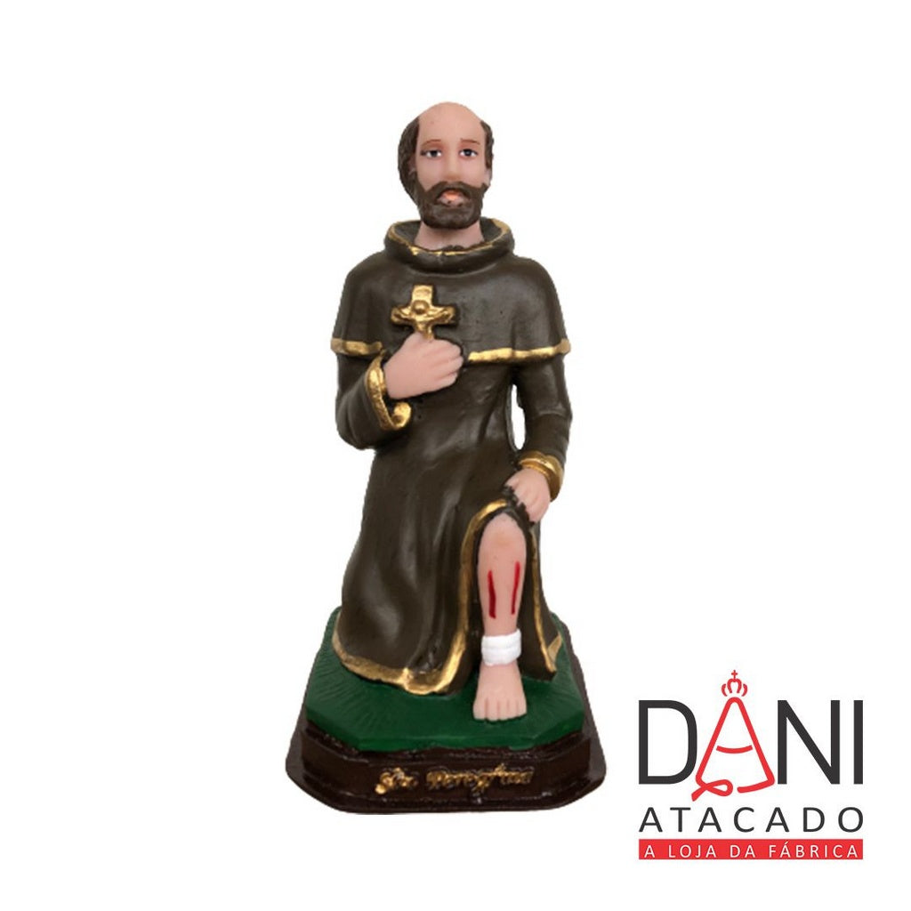 IMAGEM DE RESINA NACIONAL SÃO PEREGRINO 17CM (1 UNIDADE)
