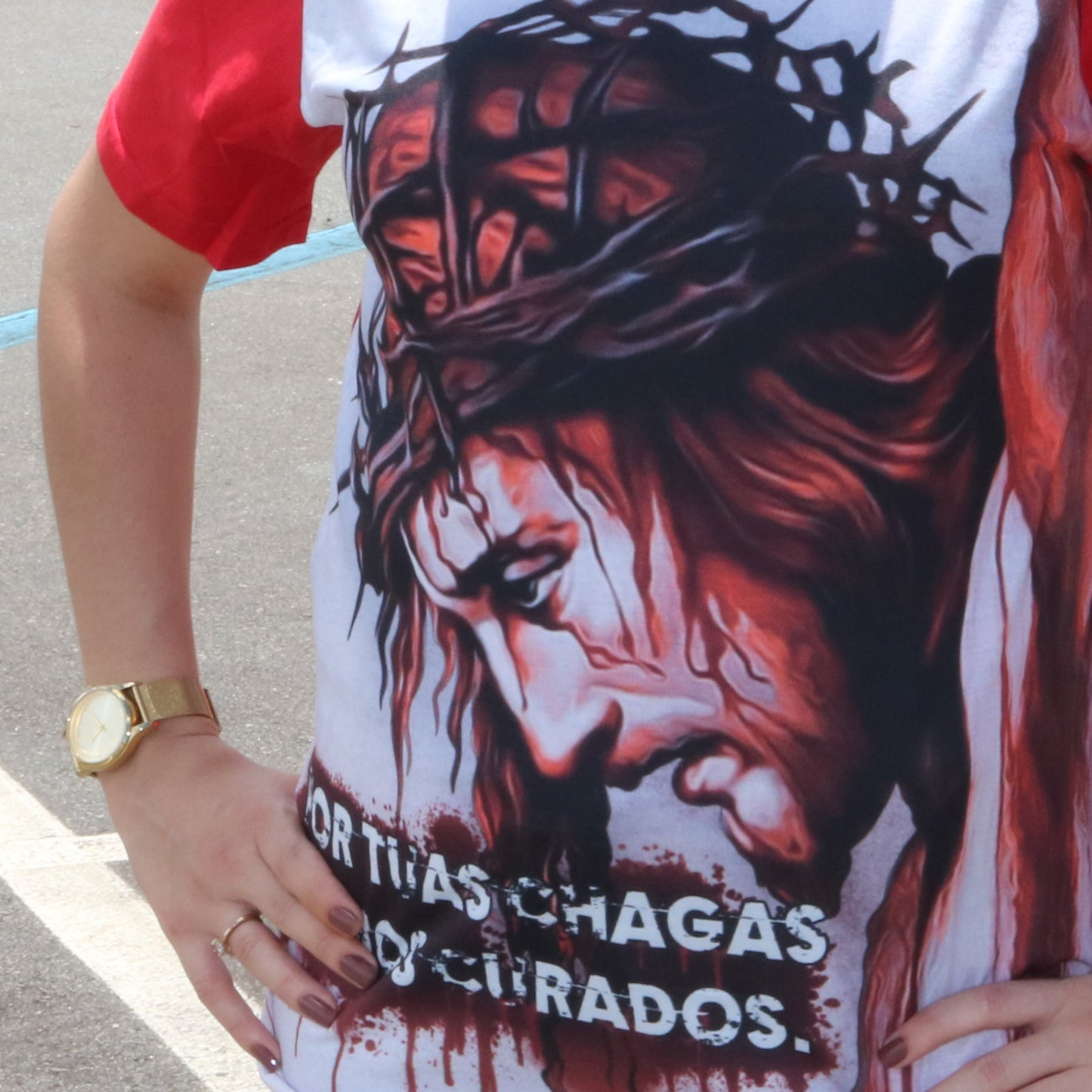 CAMISETA SANTAS CHAGAS TAMANHO G (1 UNIDADE)