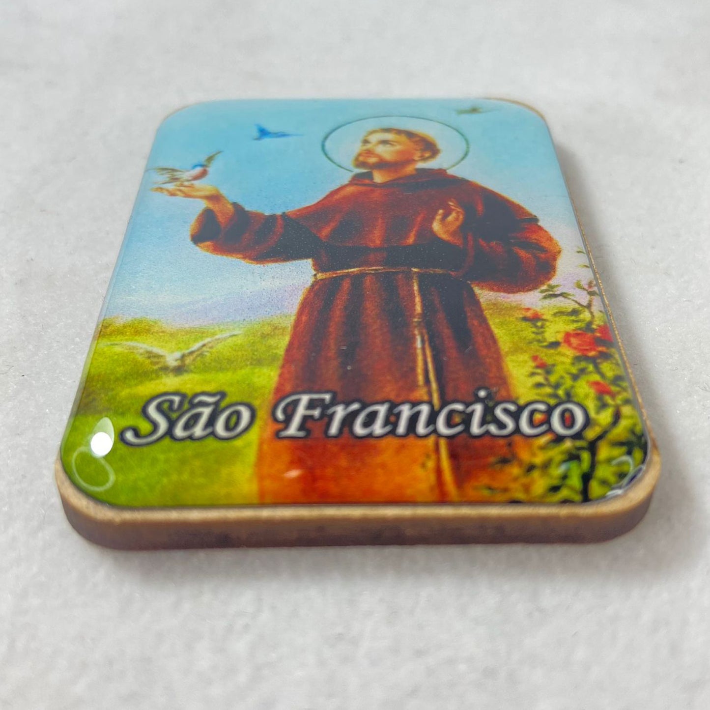 IMÃ MDF RESINADO SÃO FRANCISCO DE ASSIS (7 UNIDADES)