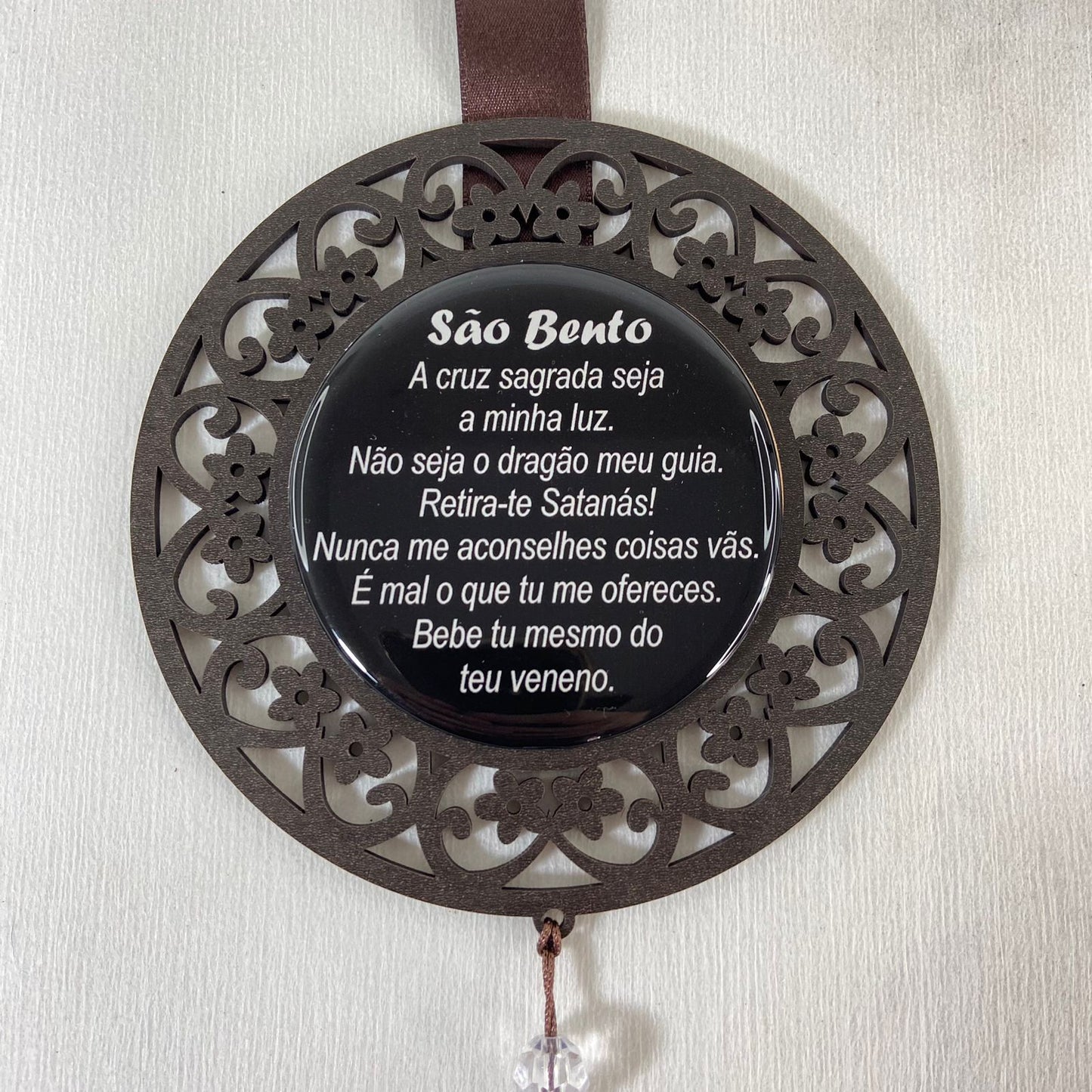 ESCAPULÁRIO DE PORTA TABACO SÃO BENTO (1 UNIDADE)