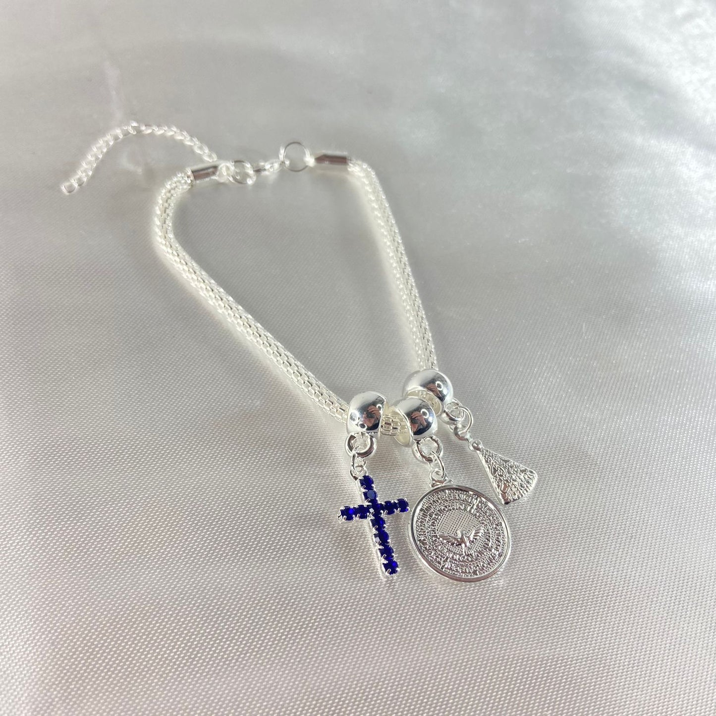 PULSEIRA NÍQUEL REDONDO DIVINO ESPÍRITO SANTO (6 UNIDADES)