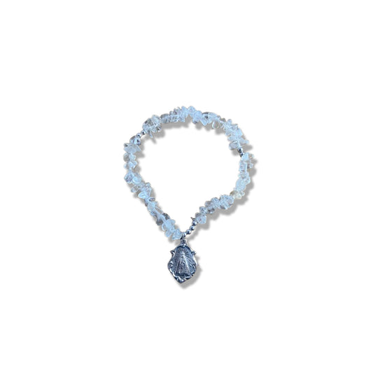 PULSEIRA CRISTAL NOSSA SENHORA APARECIDA  ( 1 UNIDADE)