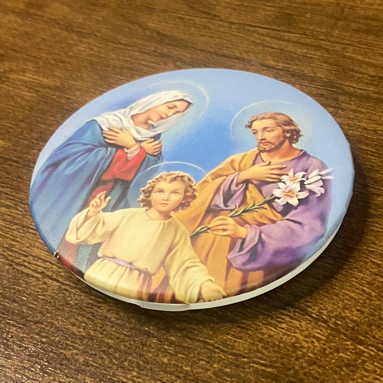 ESPELHO DE BOLSA SAGRADA FAMÍLIA ( 3 UNIDADES )