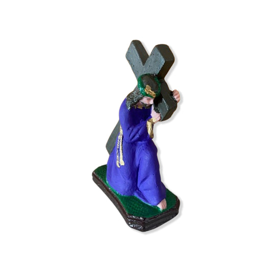 IMAGEM DE RESINA NACIONAL SENHOR DOS PASSOS 13CM (1 UNIDADE)