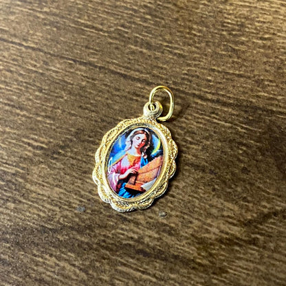 MEDALHA ALUMINIO SANTA CECÍLIA(36 UNIDADES)