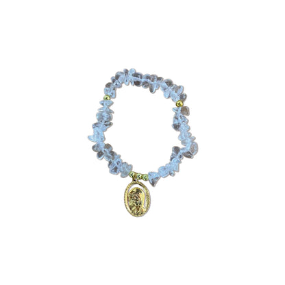 PULSEIRA CRISTAL NOSSA SENHORA DO SILÊNCIO  ( 1 UNIDADE)