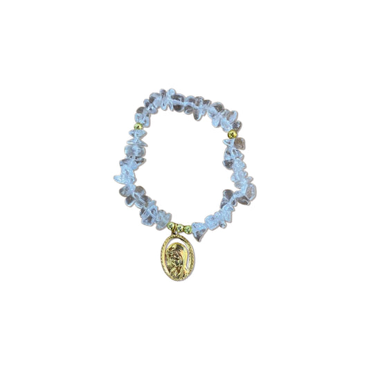 PULSEIRA CRISTAL NOSSA SENHORA DO SILÊNCIO  ( 1 UNIDADE)