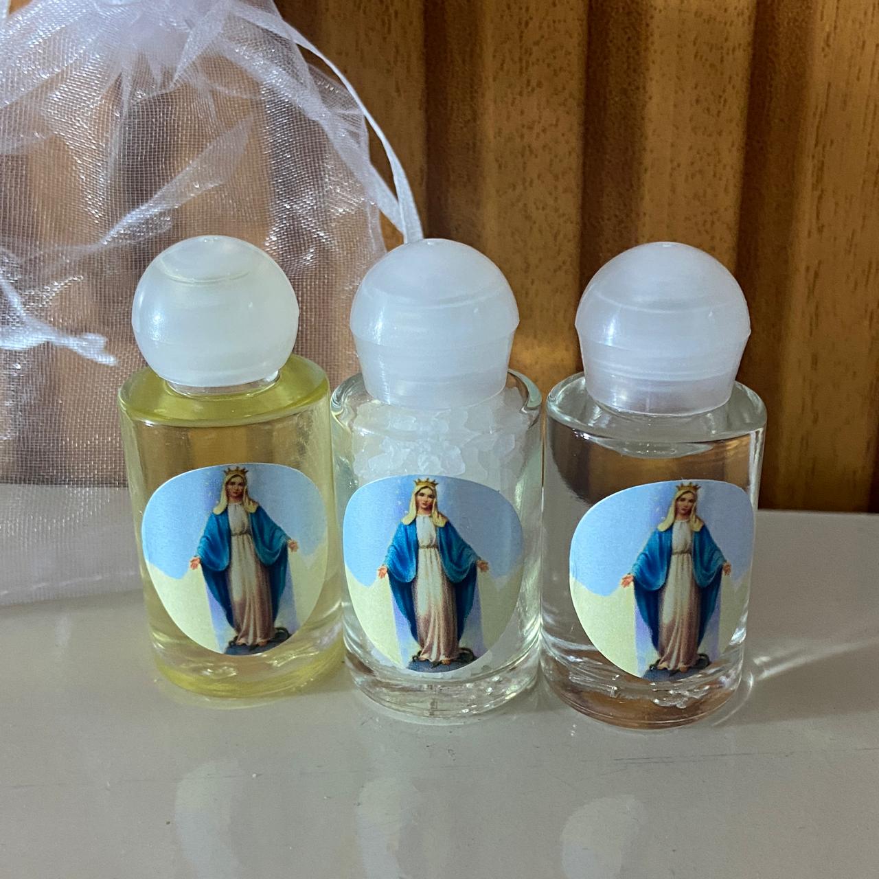 KIT AGUA SAL E ÓLEO NOSSA SENHORA DAS GRAÇAS (1 UNIDADE)