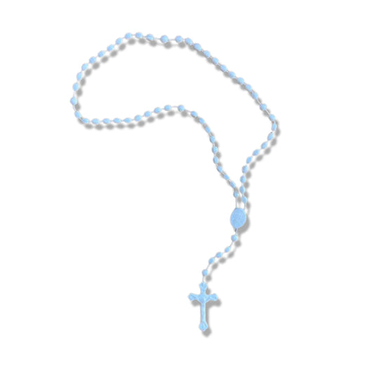 TERÇO ACRÍLICO P BRANCO (12 UNIDADES)