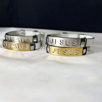 PULSEIRA PRATA JESUS (3 UNIDADES)