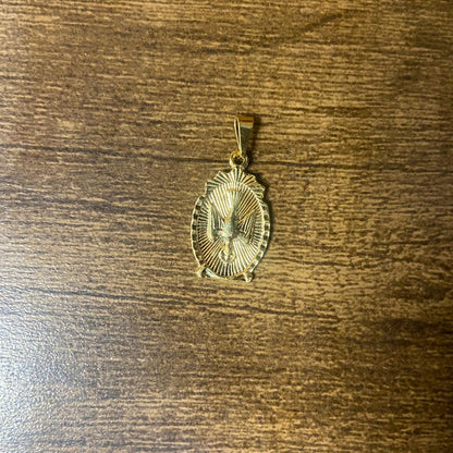 PINGENTE DOURADO DIVINO ESPÍRITO SANTO (6 UNIDADES)