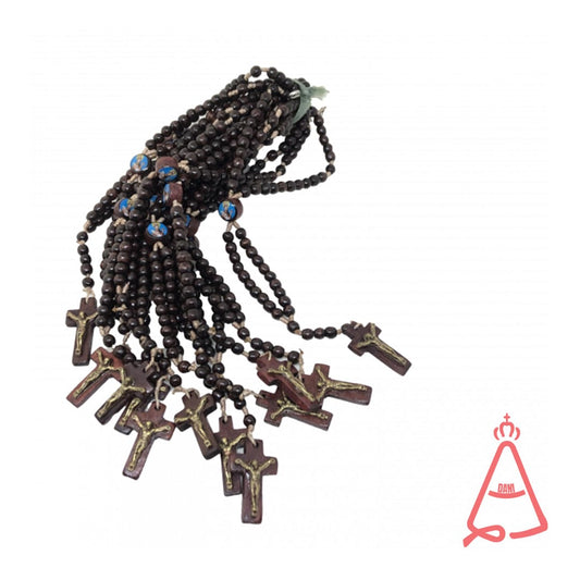 TERÇO PULSEIRA MADEIRA SÃO FRANCISCO XAVIER (12 UNIDADES)