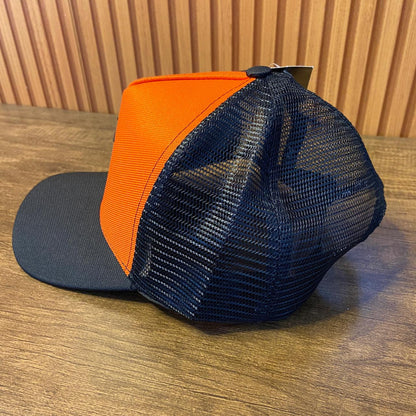 BONÉ FÉ LARANJA E PRETO (1 UNIDADES)