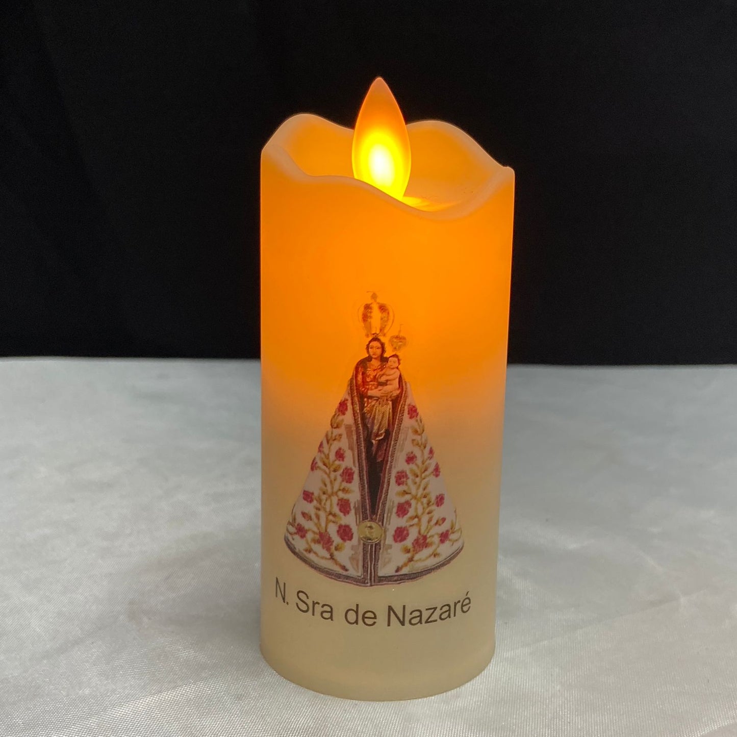 VELA ELETRÔNICA NOSSA SENHORA DE NAZARÉ 11CM (1 UNIDADE)