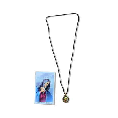 CORDÃO COM MEDALHA RESINADA NOSSA SENHORA DAS DORES (1 UNIDADES)