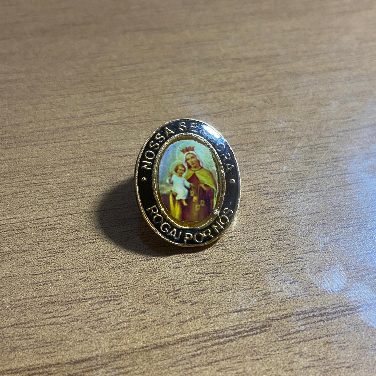 BOTOM RESINADO NOSSA SENHORA DO CARMO MOD2 (6 UNIDADES)