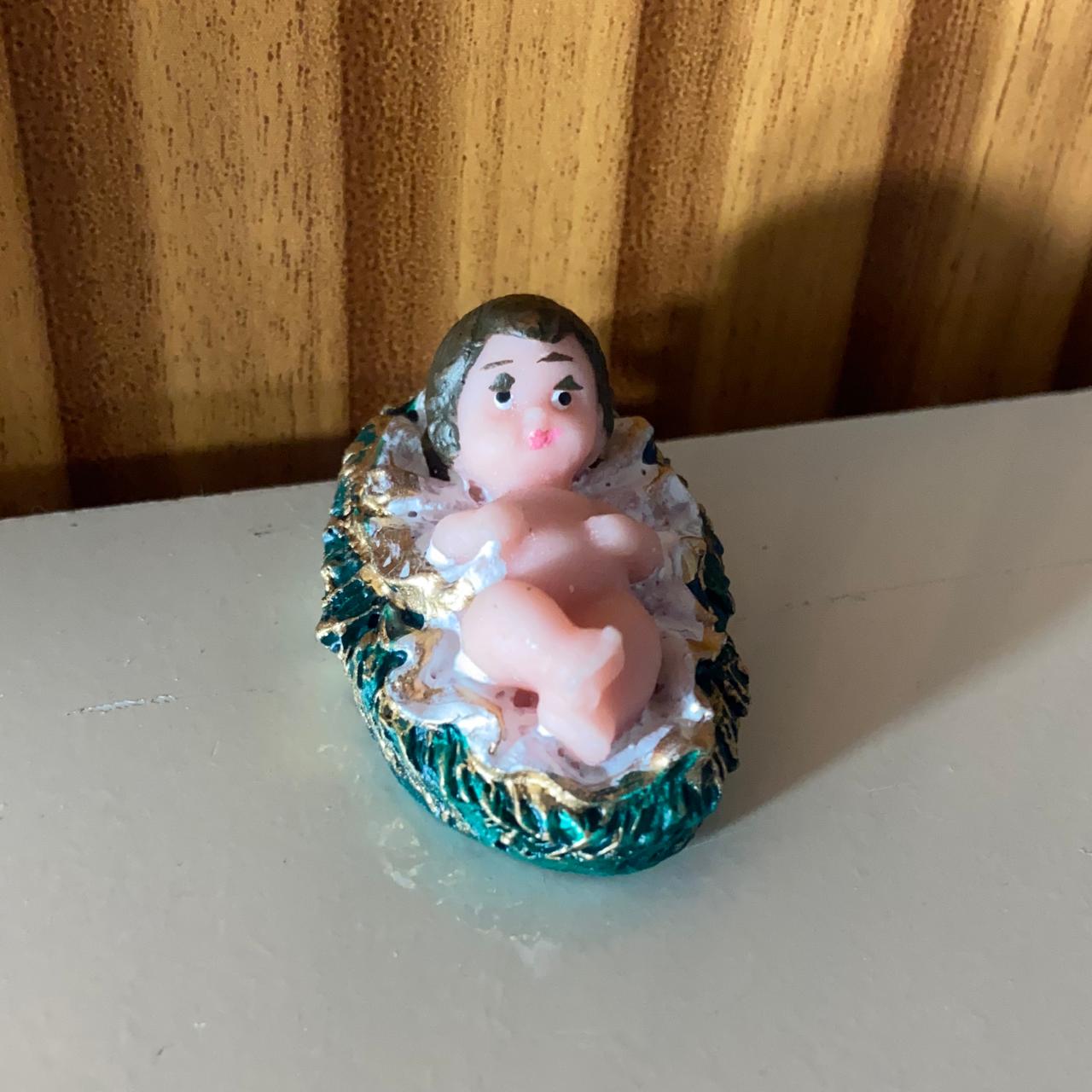 IMAGEM DE RESINA NACIONAL MENINO JESUS 05CM (6 UNIDADES)