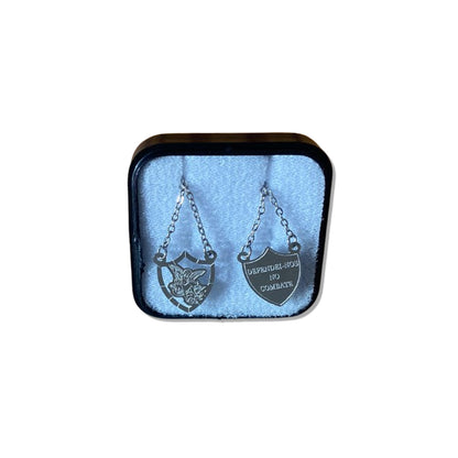 ESCAPULÁRIO INOX SÃO MIGUEL ARCANJO ESCUDO (6 UNIDADES)